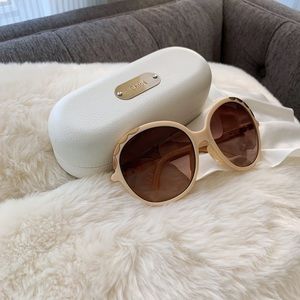 Chloe Ladies Erine Sunglasses- beige